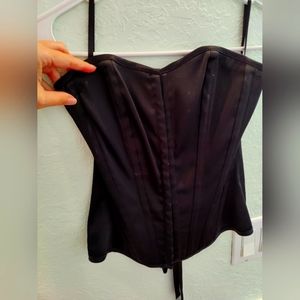 Black corset top